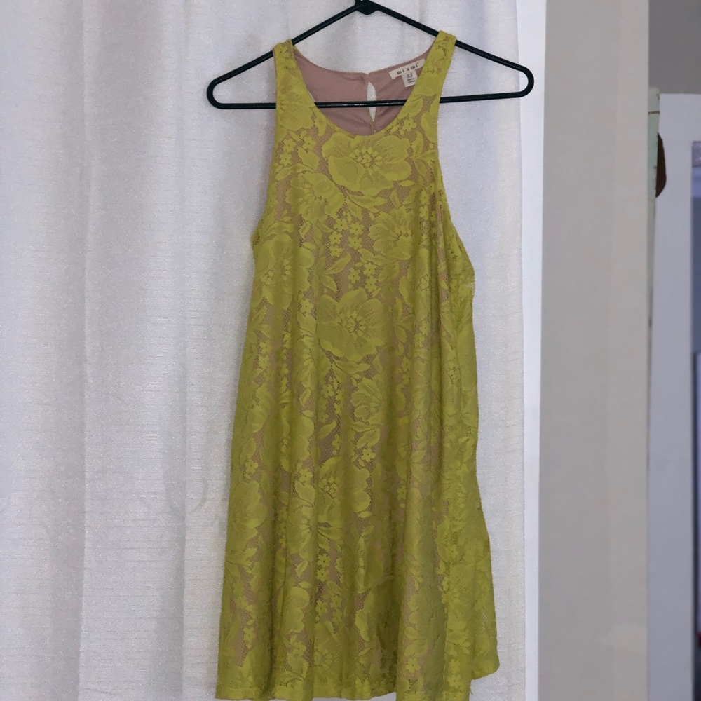 Mustard yellow dress